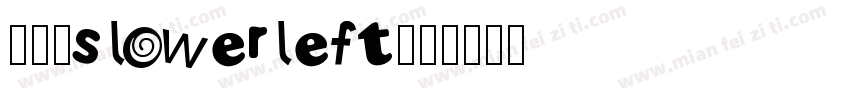 ENVs lower left字体转换